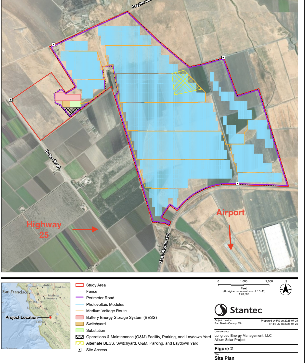 945 Acre Solar + Battery Storage Project Proposed North of Hollister