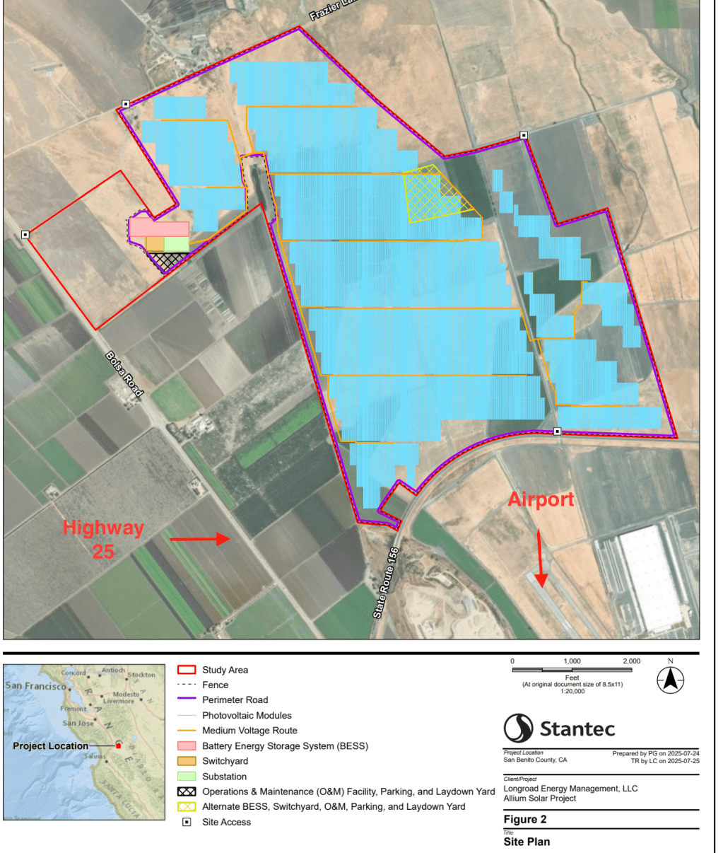 945 Acre Solar + Battery Storage Project Proposed North of&nbsp;Hollister