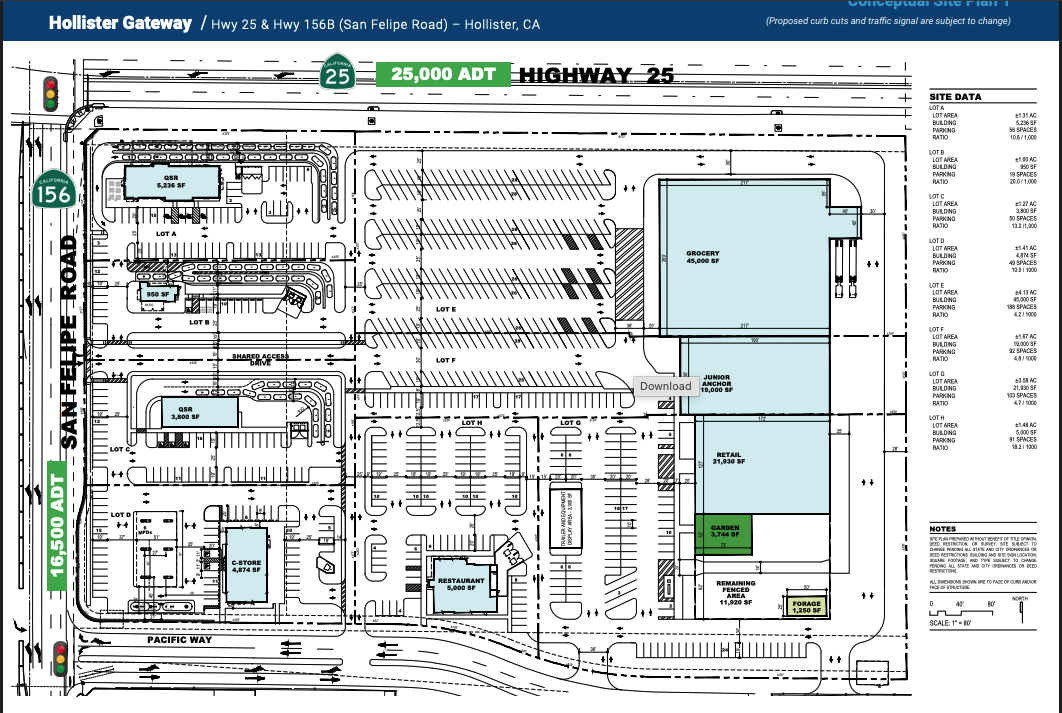 Plans Reveal Vision for Major Shopping Center at Highway 25 and San Felipe Road